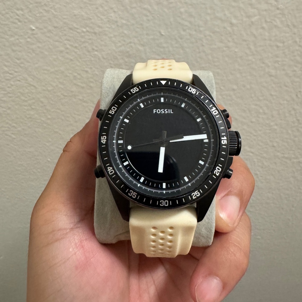 Fossil Black and Tan Smartwatch